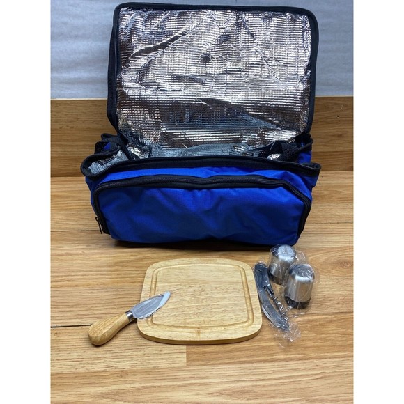 Trail Worthy 6 Pieces Thermal Cooler Soft Bag With Accessories Outdoor Camping - Picture 2 of 8